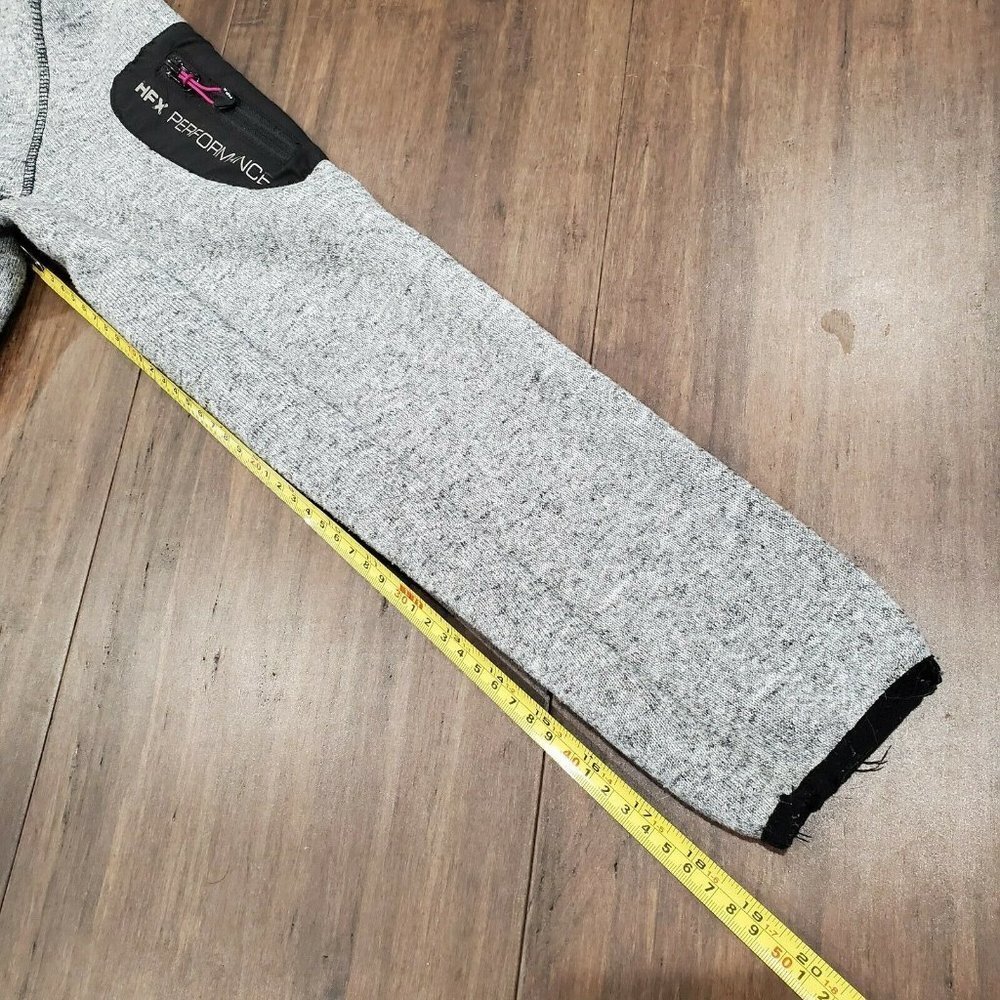 HFX High Performance Full Zip Hoodie in Heather Gray-Women Size M Heavy Duty - Picture 8 of 9
